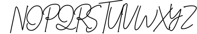 Rusattir Signature Font UPPERCASE