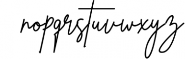 Rusattir Signature Font LOWERCASE