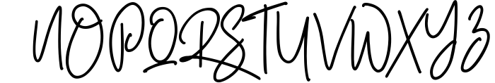 Rushtter Signature Font Font UPPERCASE
