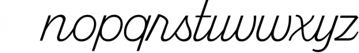 Ruston Font Family 100 Font LOWERCASE