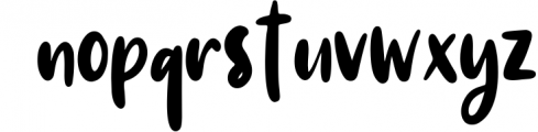 Ruthyne - Handwritten Font Font LOWERCASE