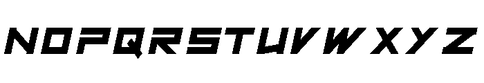 RUNNER SPEED Font UPPERCASE