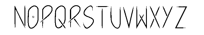 RUNRABBITreg Font UPPERCASE