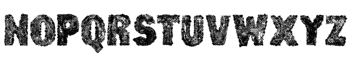 RUSTY CAGE Regular Font UPPERCASE