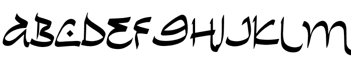 Rubaith Font UPPERCASE