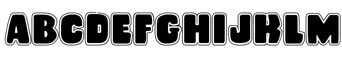 Rubber Boy Academy Regular Font LOWERCASE