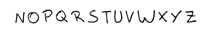 Rubbish Font 2 Regular Font UPPERCASE