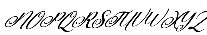 Rubeckia Italic Font UPPERCASE