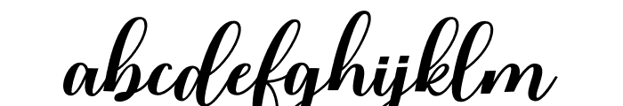 Rubeckia Font LOWERCASE