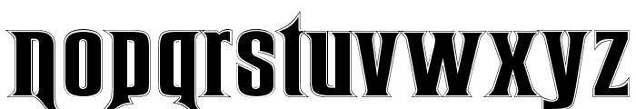 RubensRimmed Font LOWERCASE