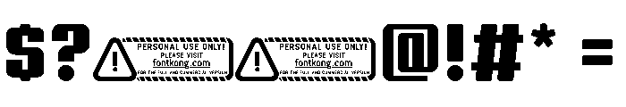 Rubica PERSONAL USE ONLY! Font OTHER CHARS