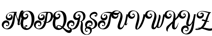 RubraCostaPersonalUseOnly-Regul Font UPPERCASE
