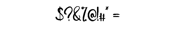 Ruby Castle Font OTHER CHARS