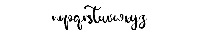 Ruby Castle Font LOWERCASE