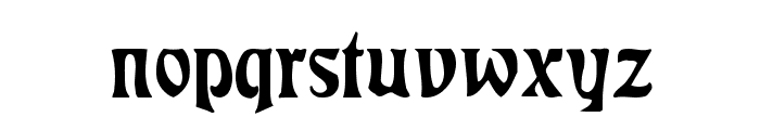 Rudelsberg Medium Font LOWERCASE
