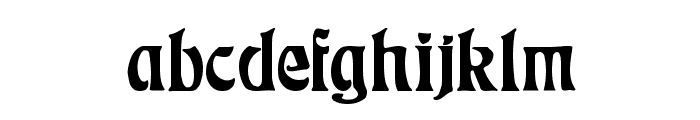 Rudelsberg Regular Font LOWERCASE