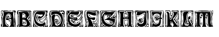 Rudelsberg-Schmuck Font UPPERCASE