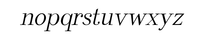 Rudolphin Oblique Font LOWERCASE