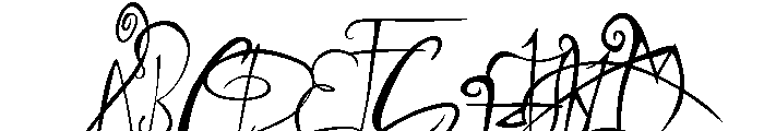 Ruf In Den Wind Font UPPERCASE