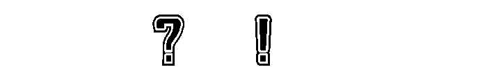 Rugby Regular Font OTHER CHARS
