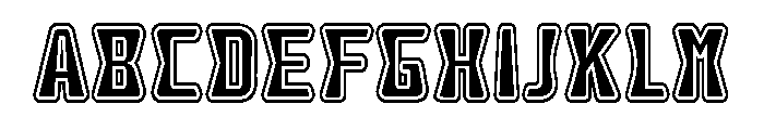 Rugby Regular Font UPPERCASE