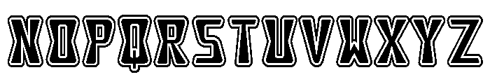 Rugby Regular Font UPPERCASE