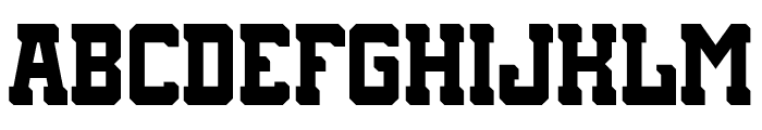 Rugby Squad Font UPPERCASE