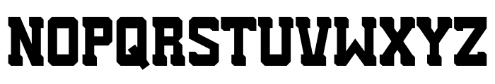Rugby Squad Font UPPERCASE