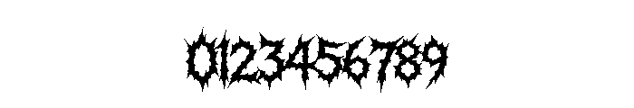 Ruination Regular Font OTHER CHARS