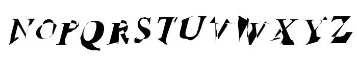 Ruined Serif Italic Font UPPERCASE