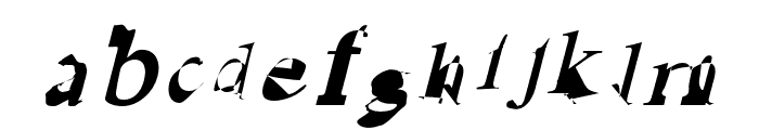Ruined Serif Italic Font LOWERCASE
