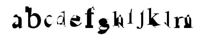 Ruined Serif Font LOWERCASE