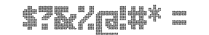 RukyltronicStar-Regular Font OTHER CHARS
