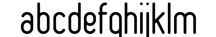 Ruler Light Font LOWERCASE