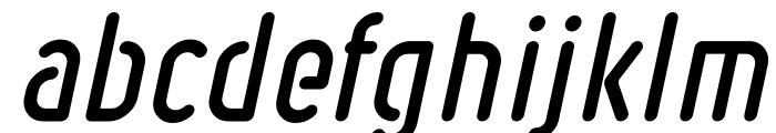 Ruler Stencil Bold Italic Font LOWERCASE