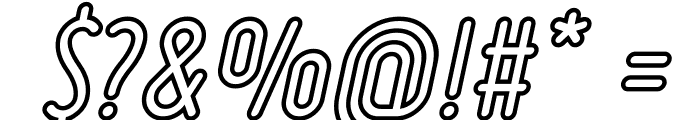 Ruler Volume Outline Bold Italic Font OTHER CHARS