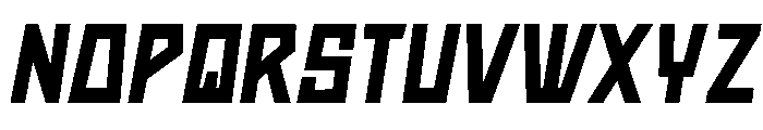 Rumba Italic Font UPPERCASE