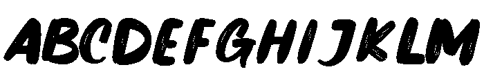 Rumble Monster Font UPPERCASE