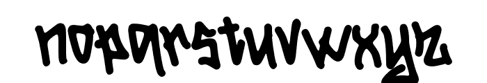 Rumble Street Font LOWERCASE