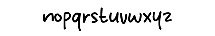Rumble Strike Font LOWERCASE