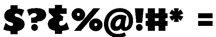 Rumble Font OTHER CHARS