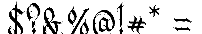 Ruminus Font OTHER CHARS