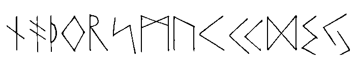 Runasvikingas Regular Font UPPERCASE