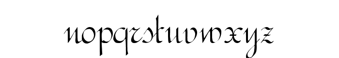 RundschriftCAT Font LOWERCASE