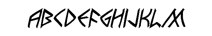 Rune Slasher Bold Italic FONT