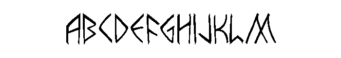 Rune Slasher Condensed FONT