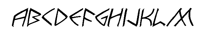 Rune Slasher Expanded Italic FONT