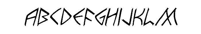 Rune Slasher Italic FONT