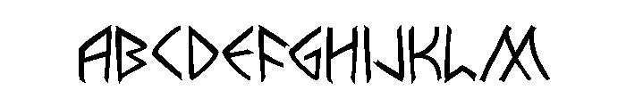 Rune Slasher Semi-Bold FONT
