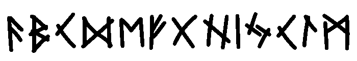 Rune23571 Regular Font UPPERCASE